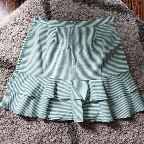 NWT Anthropologie Seersucker Striped Mini Skirt - Picture 3 of 6